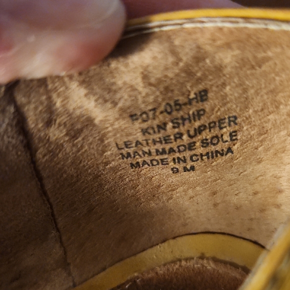 Yellow Peep-Toe Buckle Heels - Picture 6 of 7
